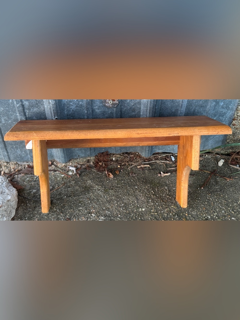 Vintage Rustic Wooden Shelf 17”x6.5”